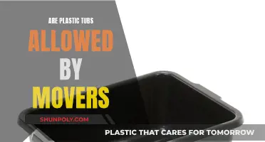 Plastic Tubs: What Movers Allow and Why