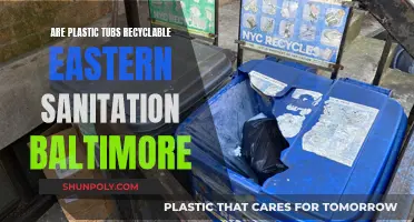 Recycling Plastic Tubs: Eastern Sanitation's Baltimore Guide