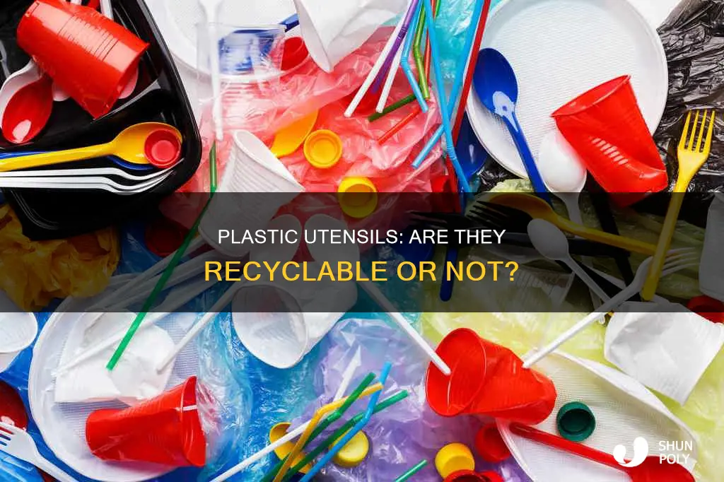 are plastic utensils recyclable