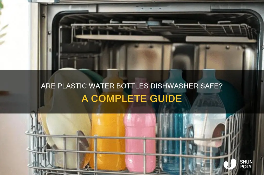 are plastic water bottles dishwasher safe