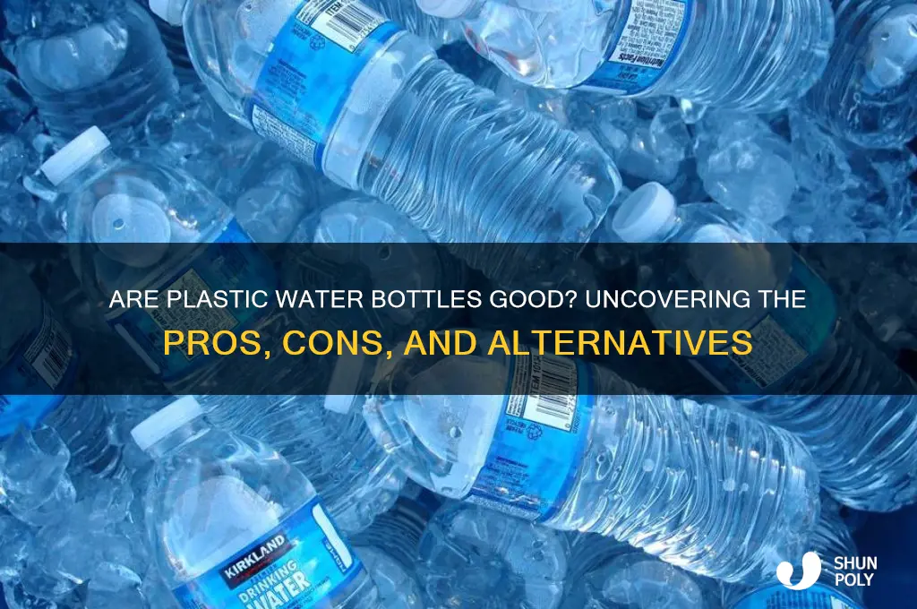 are plastic water bottles good