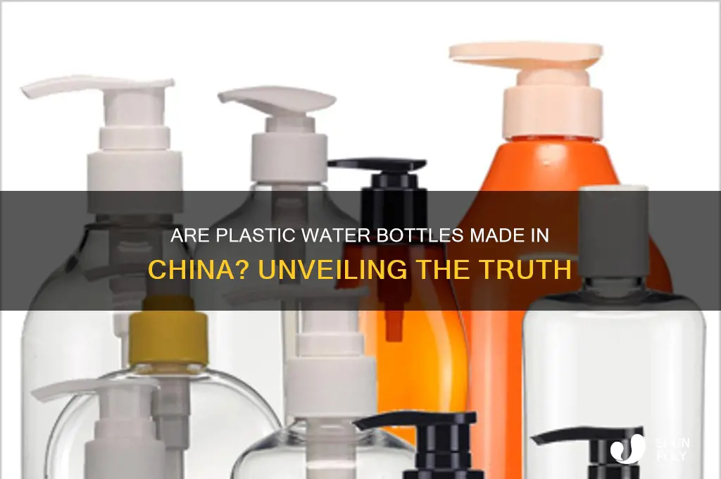 are plastic water bottles made in china
