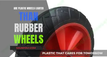 Plastic vs Rubber Wheels: Weight and Performance