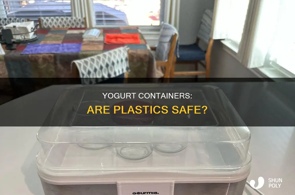 are plastic yogurt containers safe