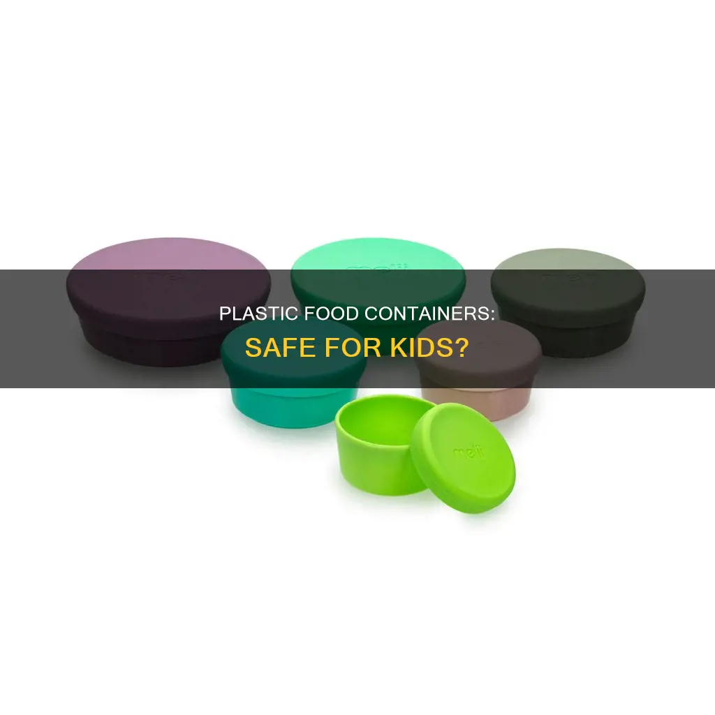 are plastics ok for food kids
