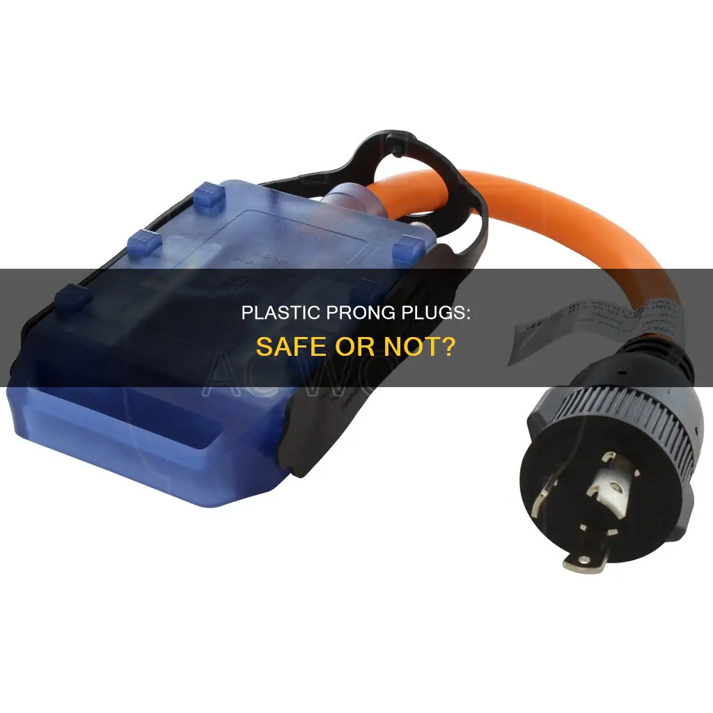are plugs with plastic prongs ok