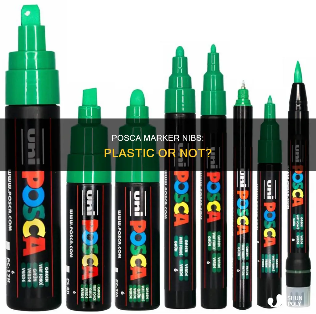 are posca thin marker nibs plastic