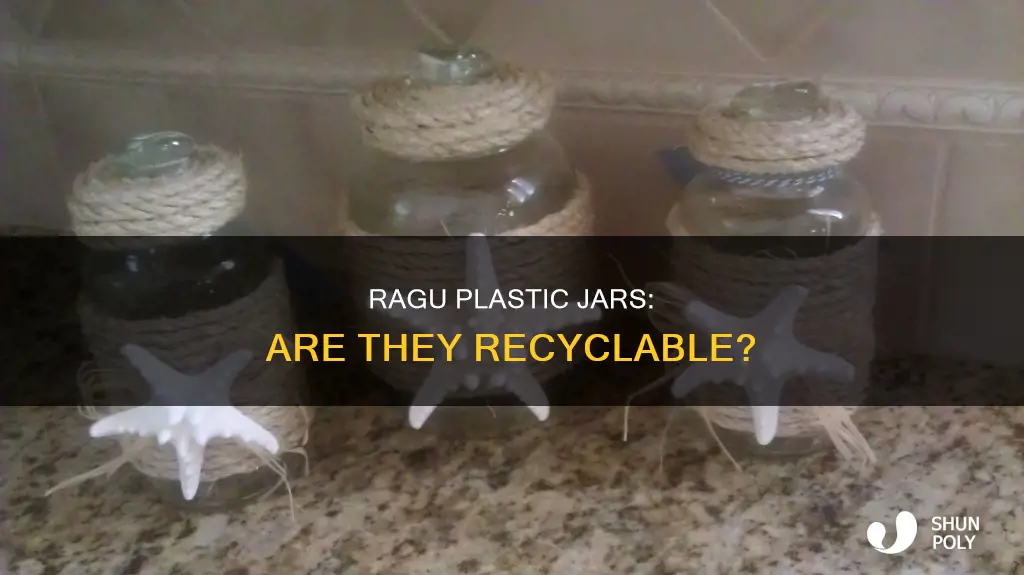 are ragu plastic jars recyclable