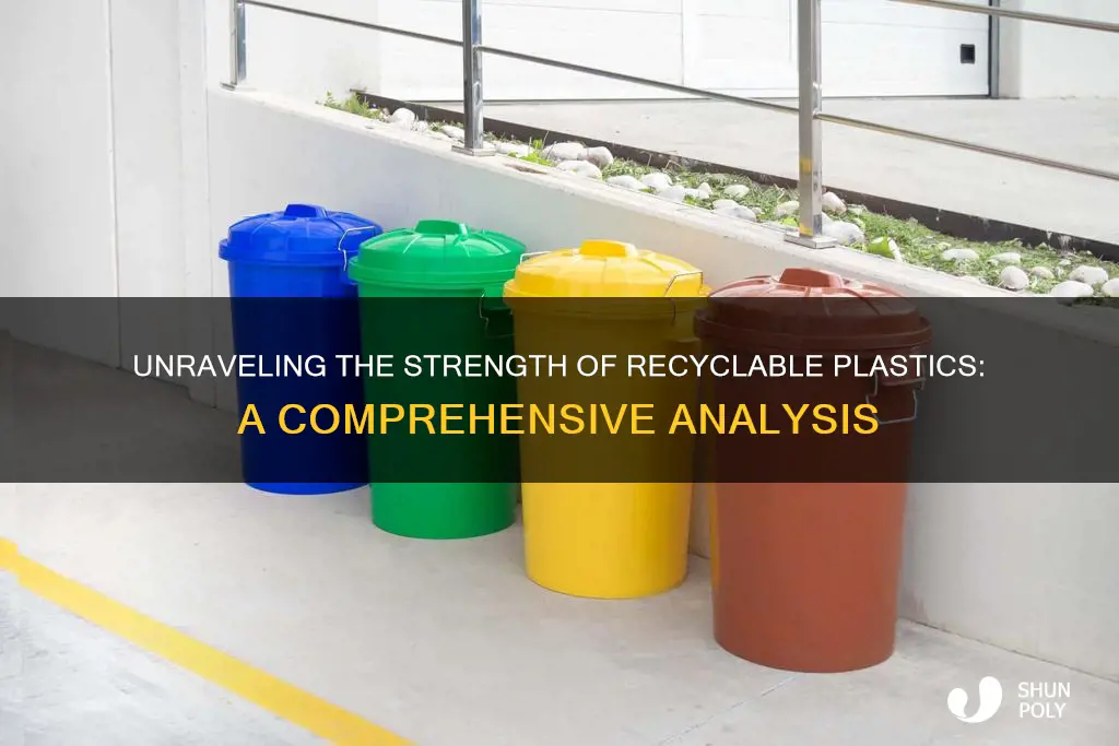 are recyclable plastics as strong