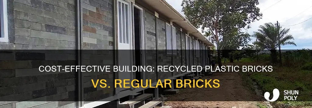 are recycled plastic bricks cheaper than regular bricks