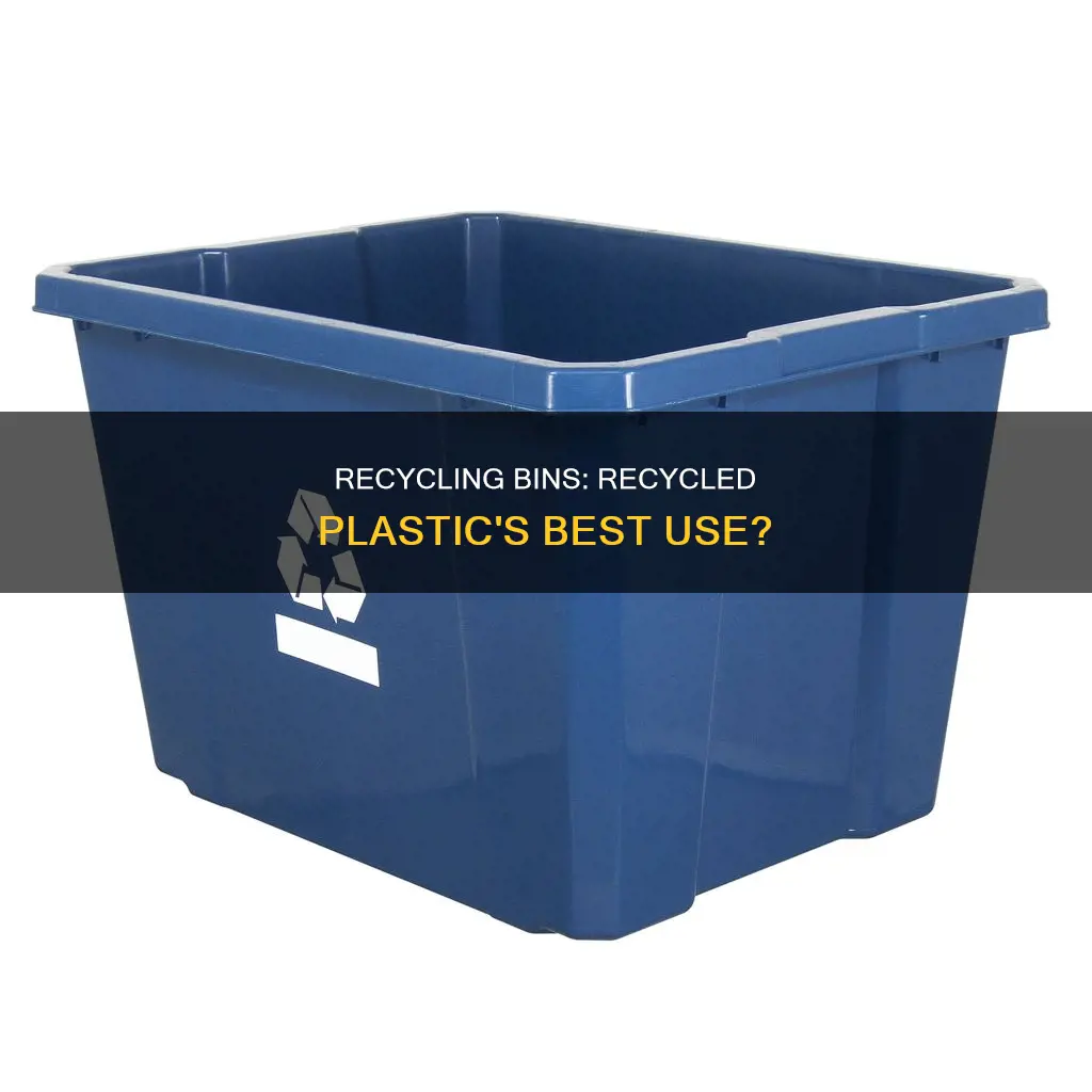 are recycling bins made of recycled plastic