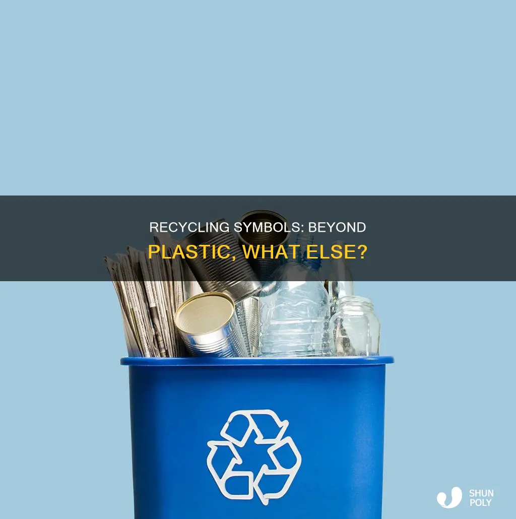are recyle symbols only on plastic