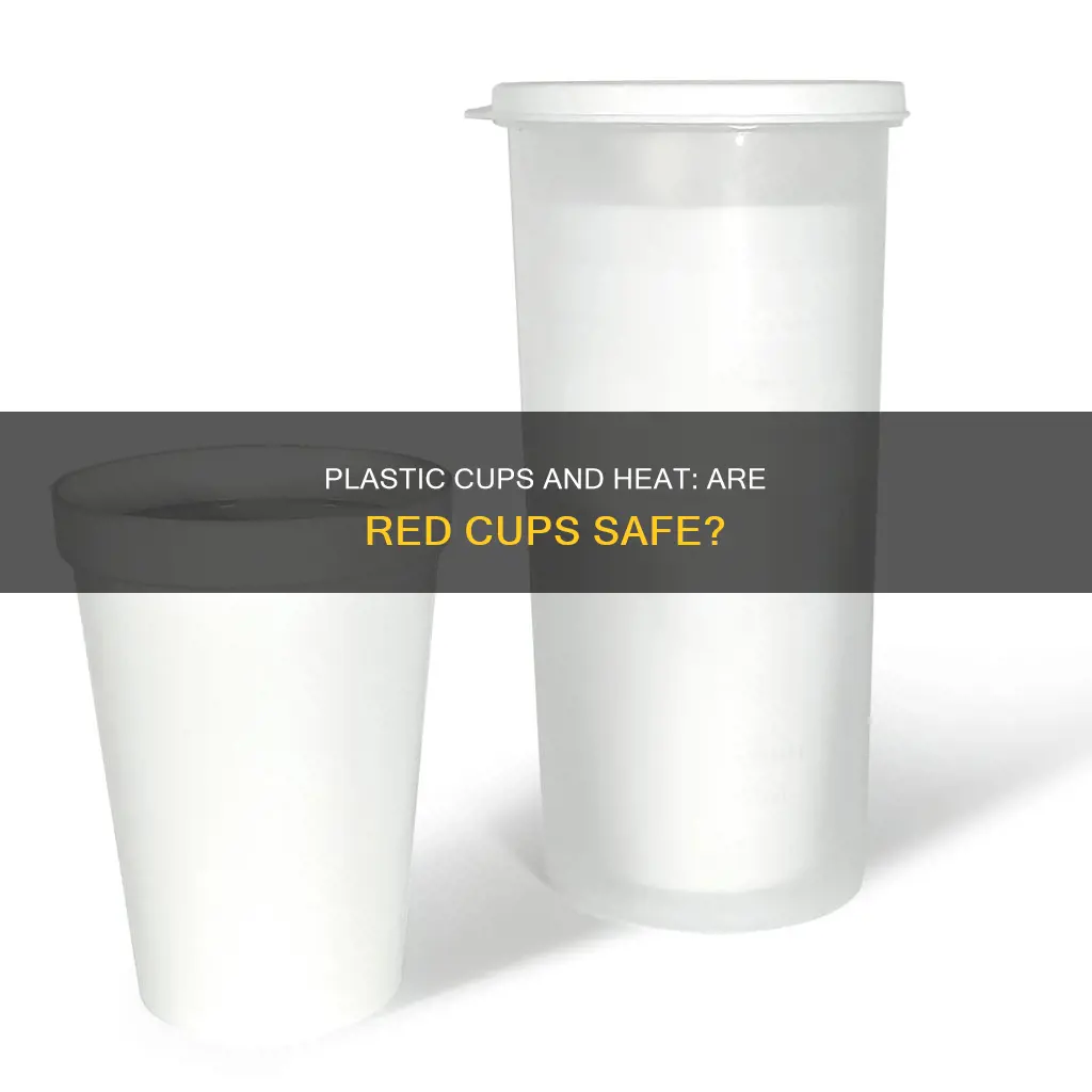 are red plastic cups heat safew