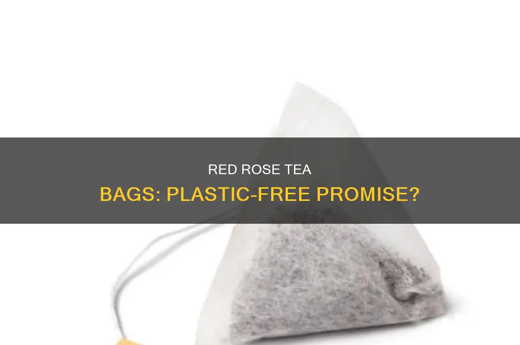 are red rose tea bags plastic free