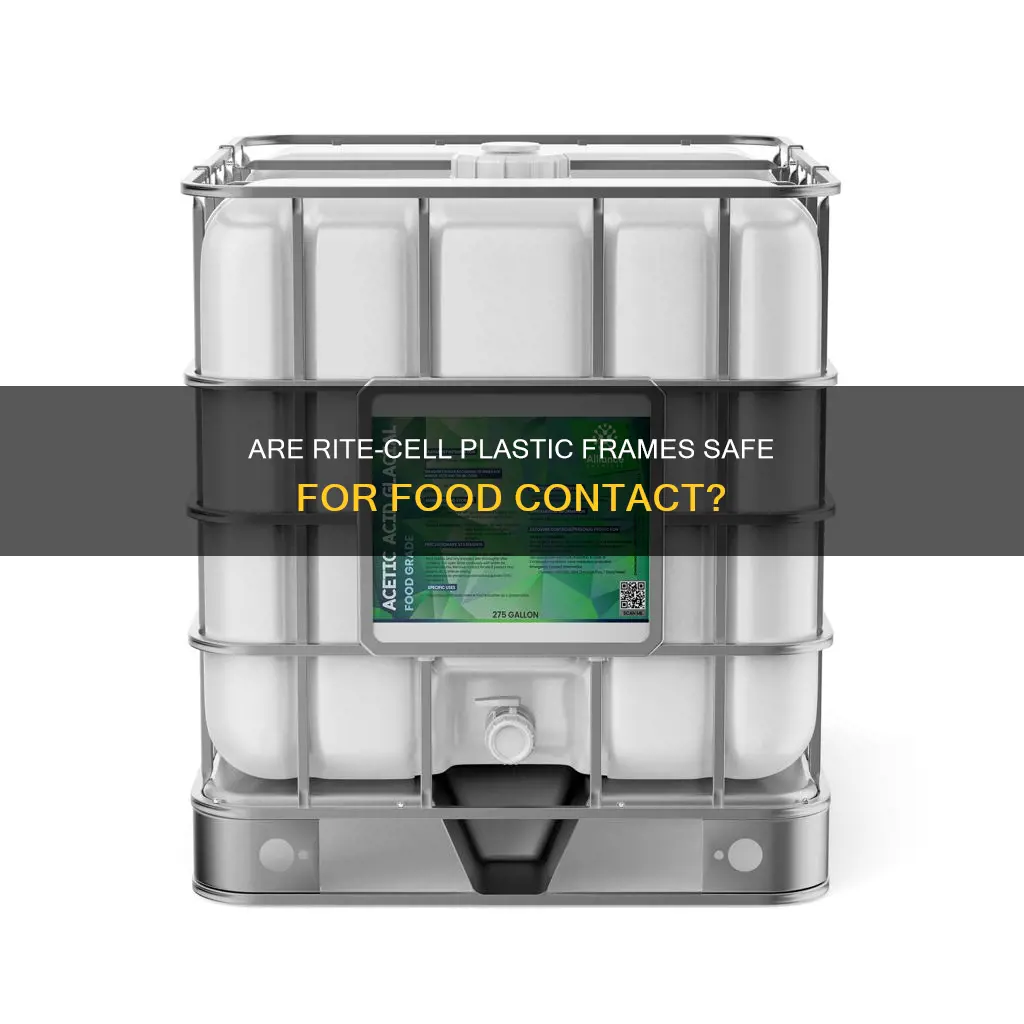 are rite-cell plastic frames food grade