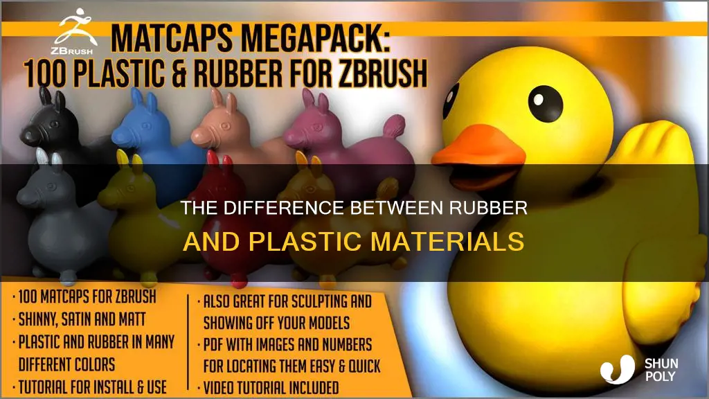 are rubber and plastic the same