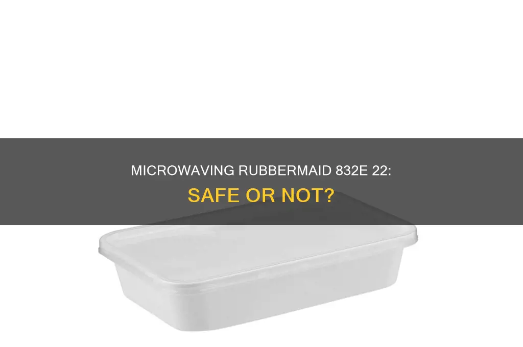 are rubbermaid plastic containers 832e 22 microwavable