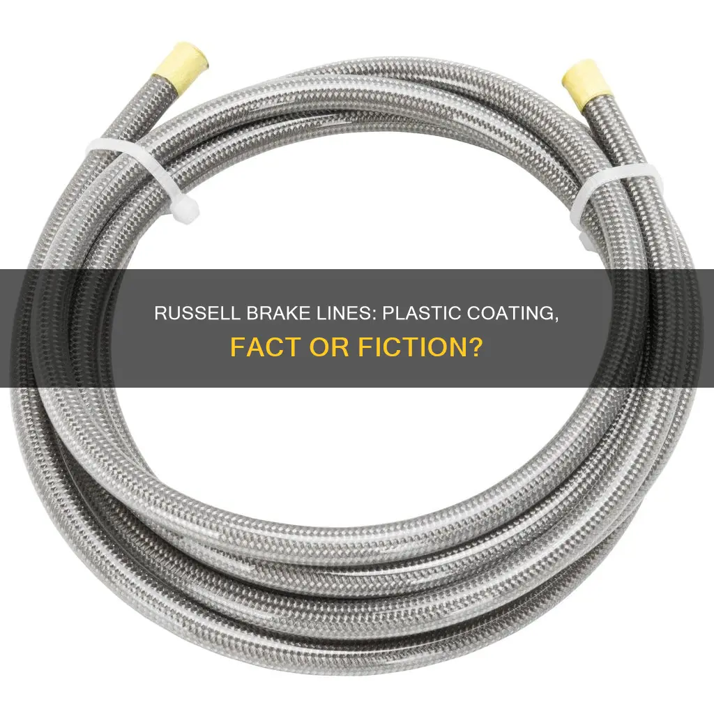 are russell brake lines plastic coated