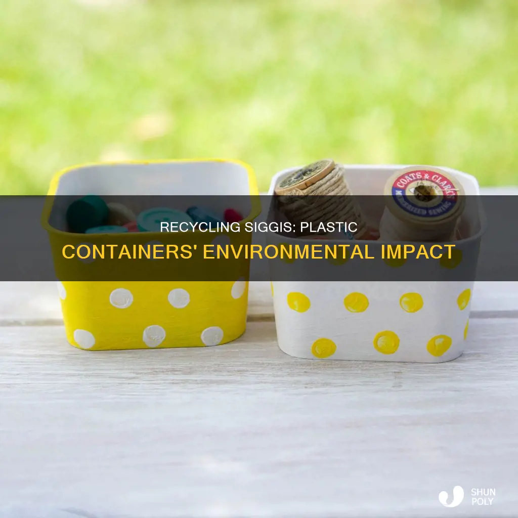 are siggis plastic containers recyclable