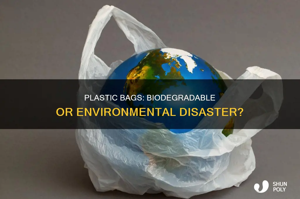 are single use plastic bags biodegradable