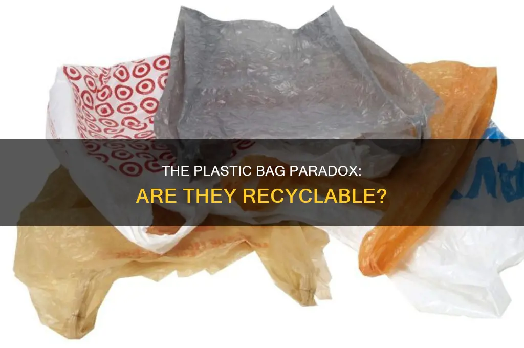 are single use plastic shopping bags recyclable