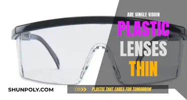 How Thick Are Single-Vision Plastic Lenses?