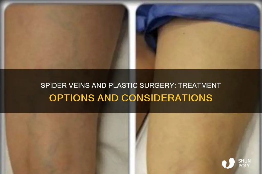 are spider veins plastic surgery