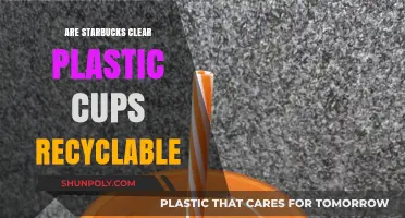 Are Starbucks Clear Plastic Cups Recyclable? Unveiling the Eco-Friendly Truth