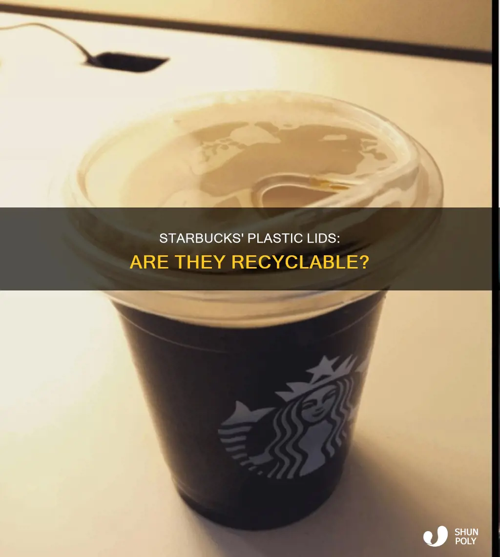 are starbucks hot plastic lids recyclable