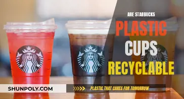 Unraveling the Mystery: Can Starbucks Plastic Cups Be Recycled?