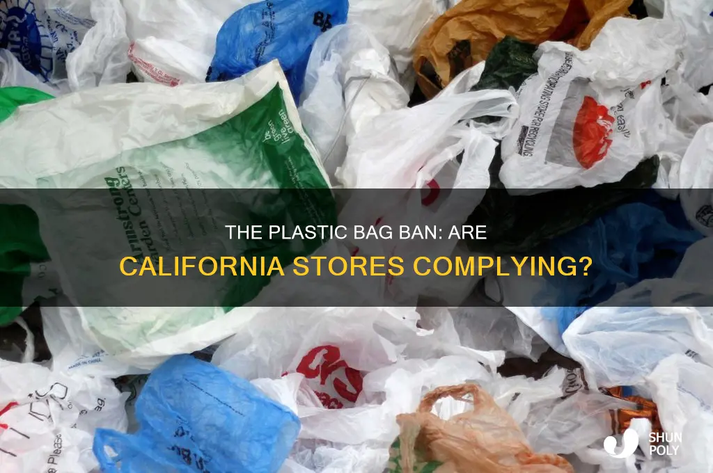 are stores in ca still providing plastic bags