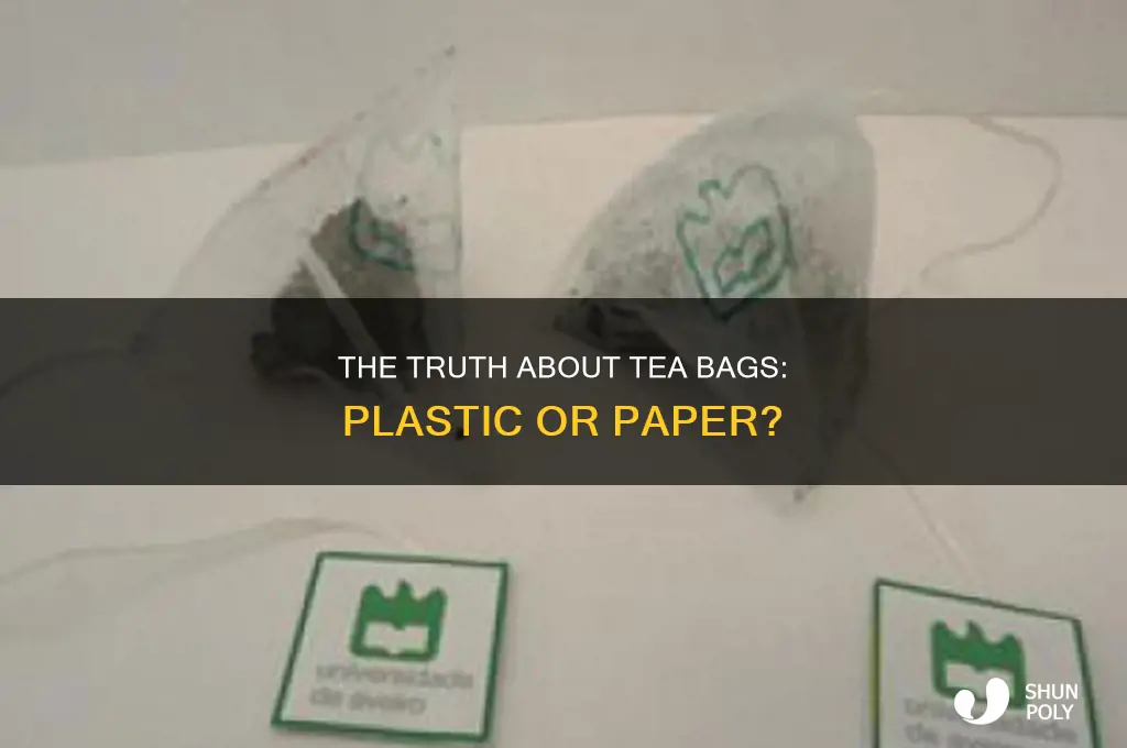 are tea bags plastic or paper
