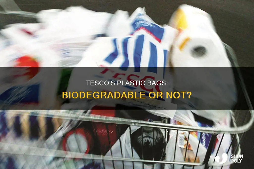 are tesco plastic bags biodegradable