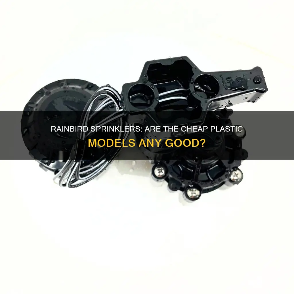 are the cheaper plastic rainbird sprinklers good