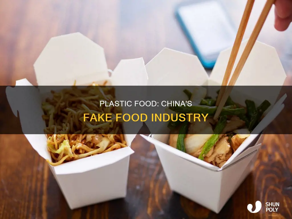 are the chinese making food from plastic