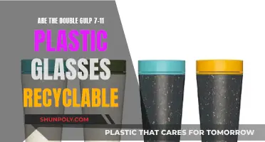 Sustainable Choices: Recycling Double Gulp 7-11 Plastic Glasses