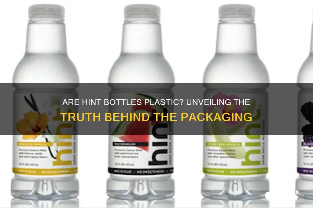 are the hint bottles plastic