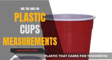 Plastic Cup Lines: Are They Measurement Guides?