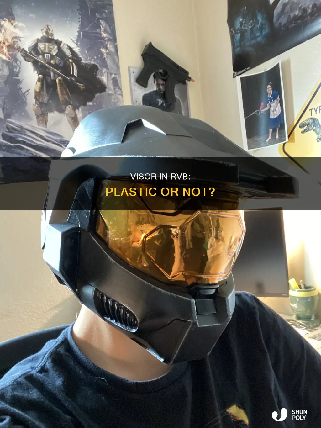 are the visor in rvb plastic