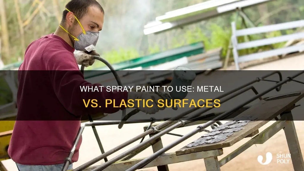 are there different spray paints for metal and plastic