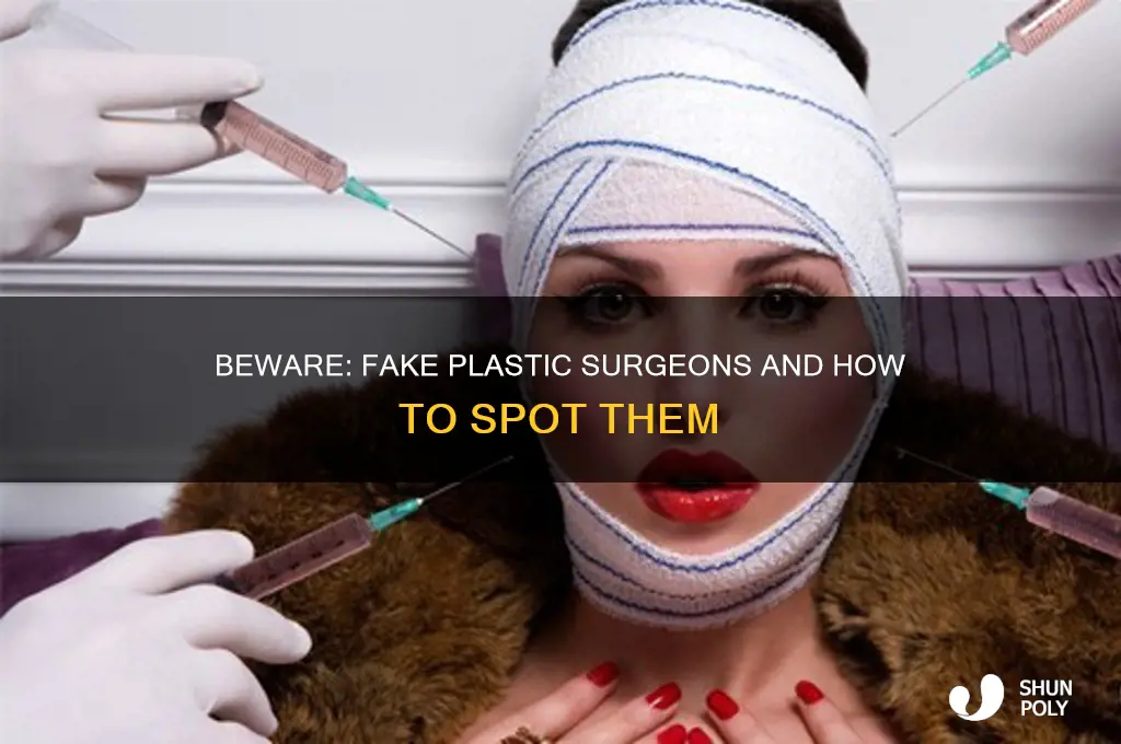 are there fake plastic surgeons