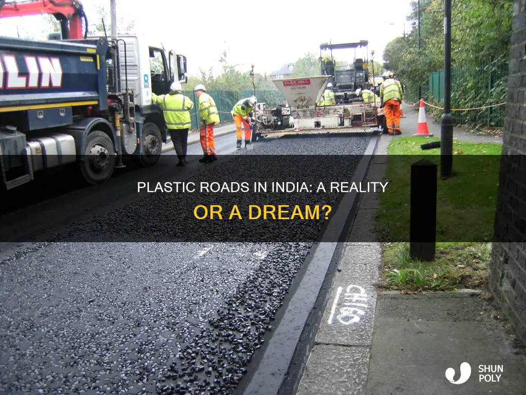 are there plastic roads in india