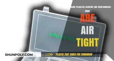 Plastic Screw Lid Containers: Are They Airtight?