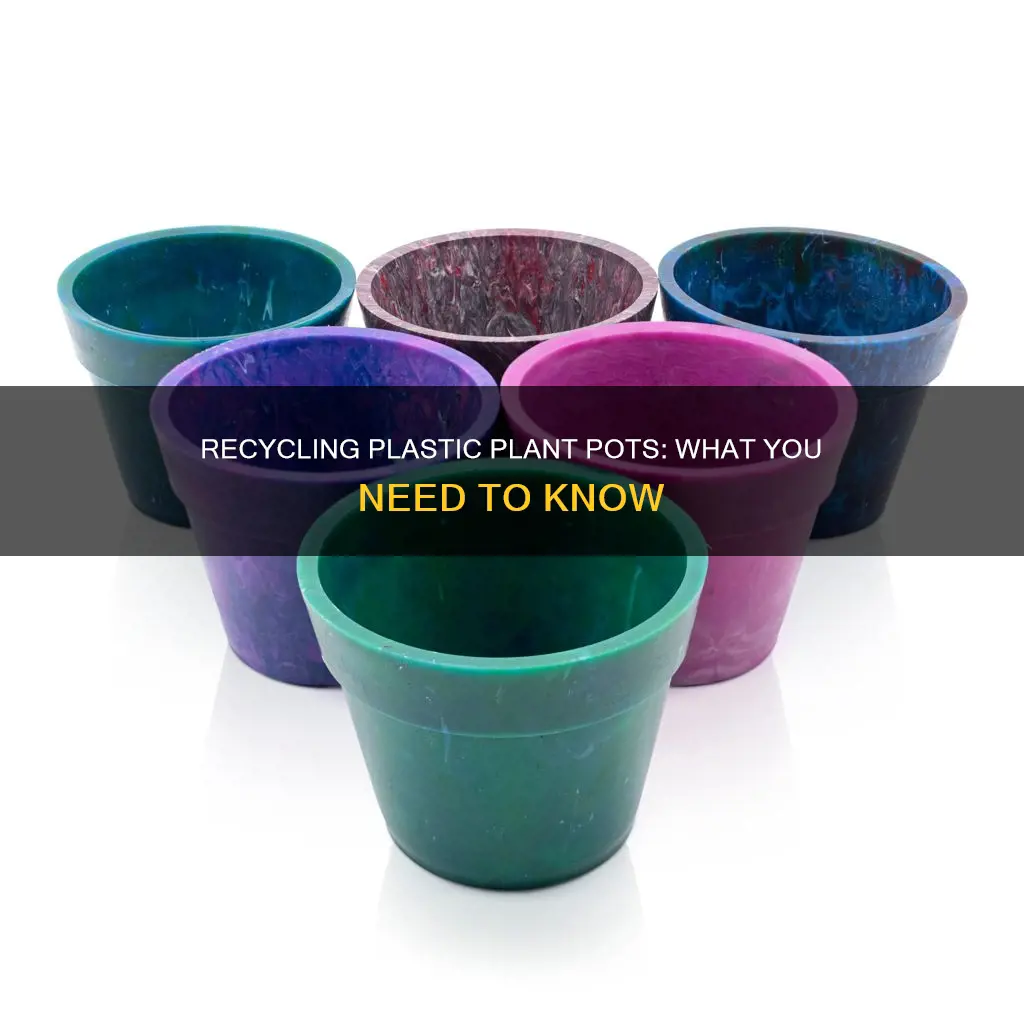 are thin plastic pots plants are in when purchased recyclable