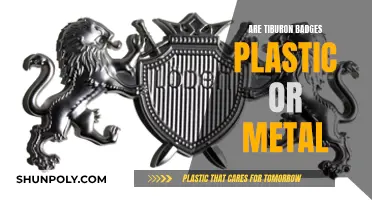 Tiburon Badges: Metal or Plastic?