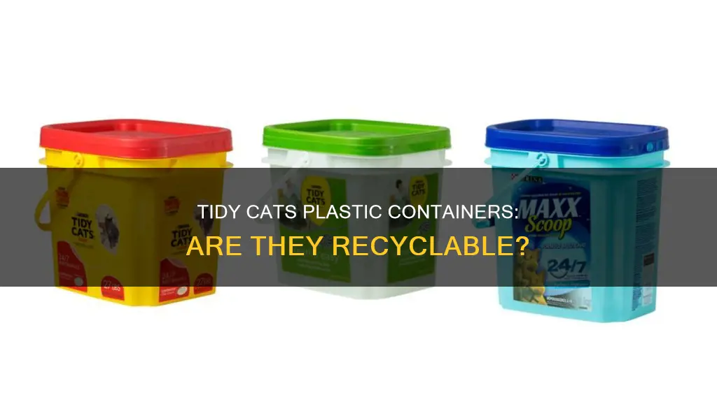 are tidy cat plastic containers recyclable