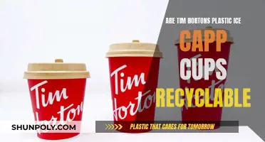 Tim Hortons Ice Capp Cups: Are They Recyclable?
