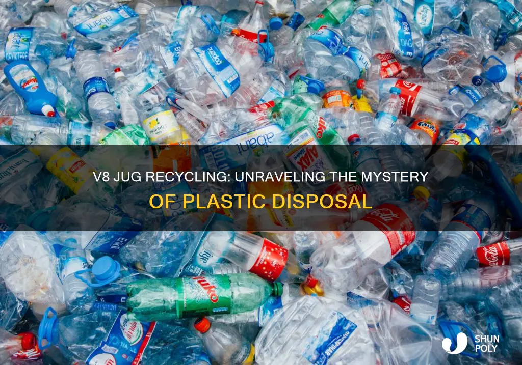 are v8 plastic jugs recyclable