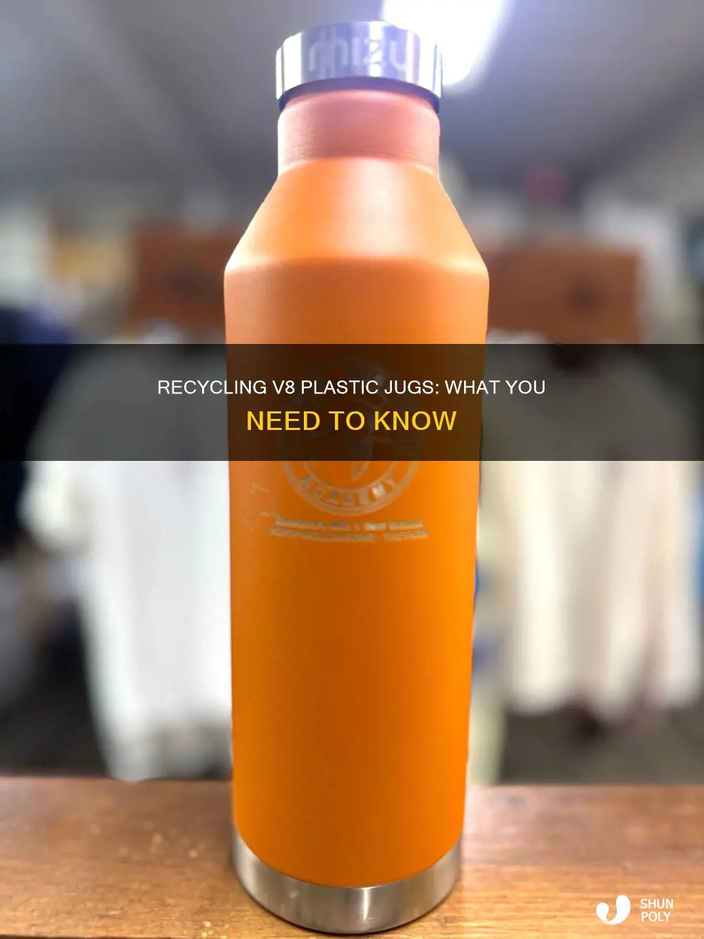 are v8 plastic jugs recyclable