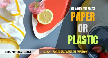 Vanity Fair Plates: Paper or Plastic?